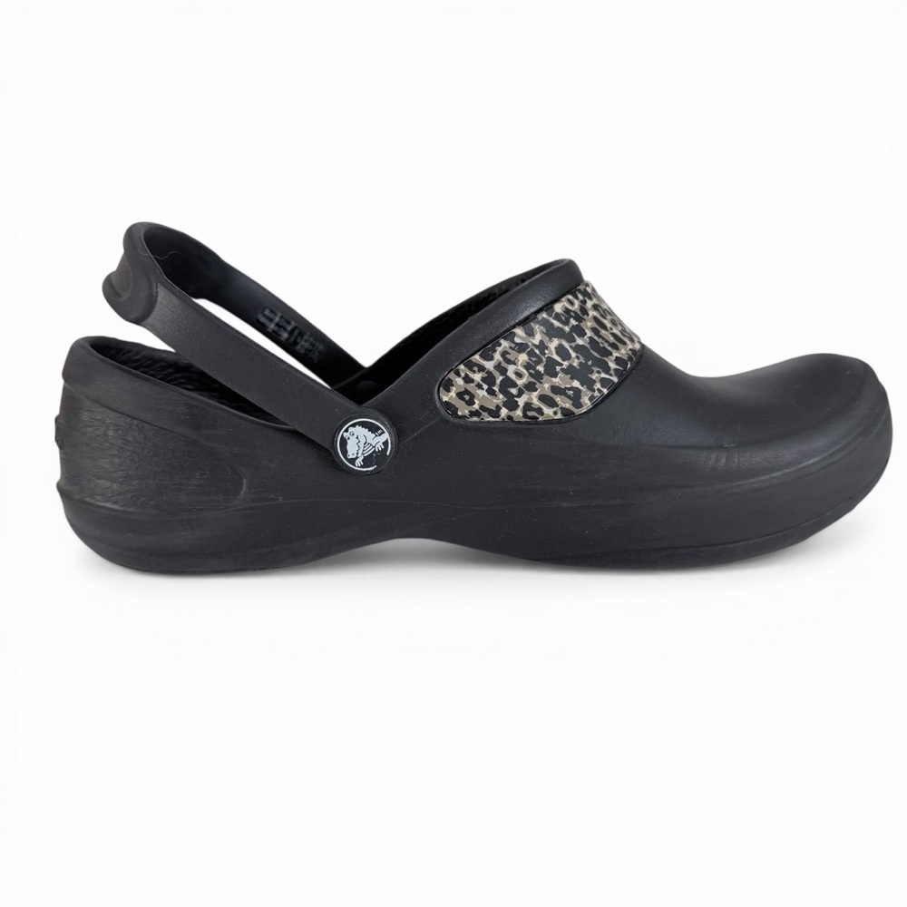 CROCS Black Mercy Work Clogs Slip Resistant Comfort Nursing shoes women’s 7
